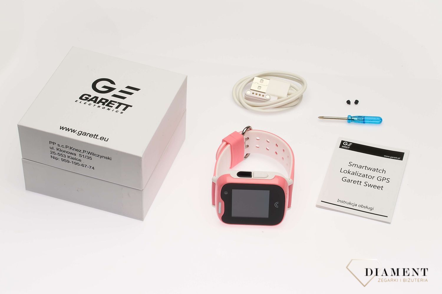 Smartwatch Garett Sweet Różowy to nowoczesny lokalizator GPSriu.jpg